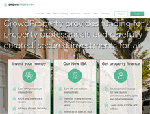 Tablet Screenshot of crowdproperty.com